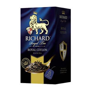 ロシア紅茶 Richard リチャード 「ロイヤル・セイロン」Royal ceylon 紅茶 50g/25枚（個包装） Black Tea