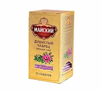 ロシア紅茶 МАЙСКИЙ マイスキー社 ティーバッグ「タイム＆ミント 2g×25p」セイロンティー
