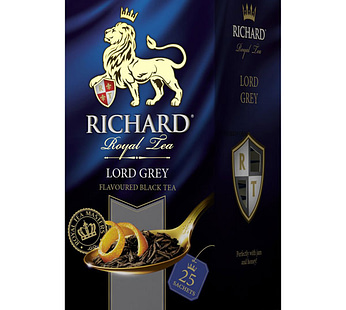 ロシア紅茶 Richard リチャード 「ロード・グレイ」LORD GREY (ベルガモット＆シトラス) フレーバードティー ティーバッグ50g (2g x 25枚)