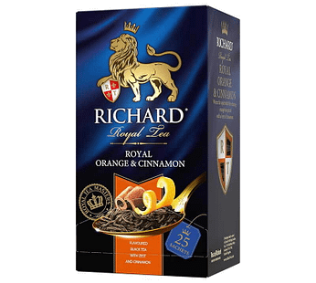 ロシア紅茶 Richard リチャード 「ロイヤル・オレンジ＆シナモン」 Orange & Cinnamon 紅茶 50g/25枚（個包装） フレーバード