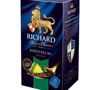 RICHARD Royal Classics BLACK TAE ティーバッグ 「RICHARD Royal King’s Tea No.1」2g×25p セイロン紅茶　